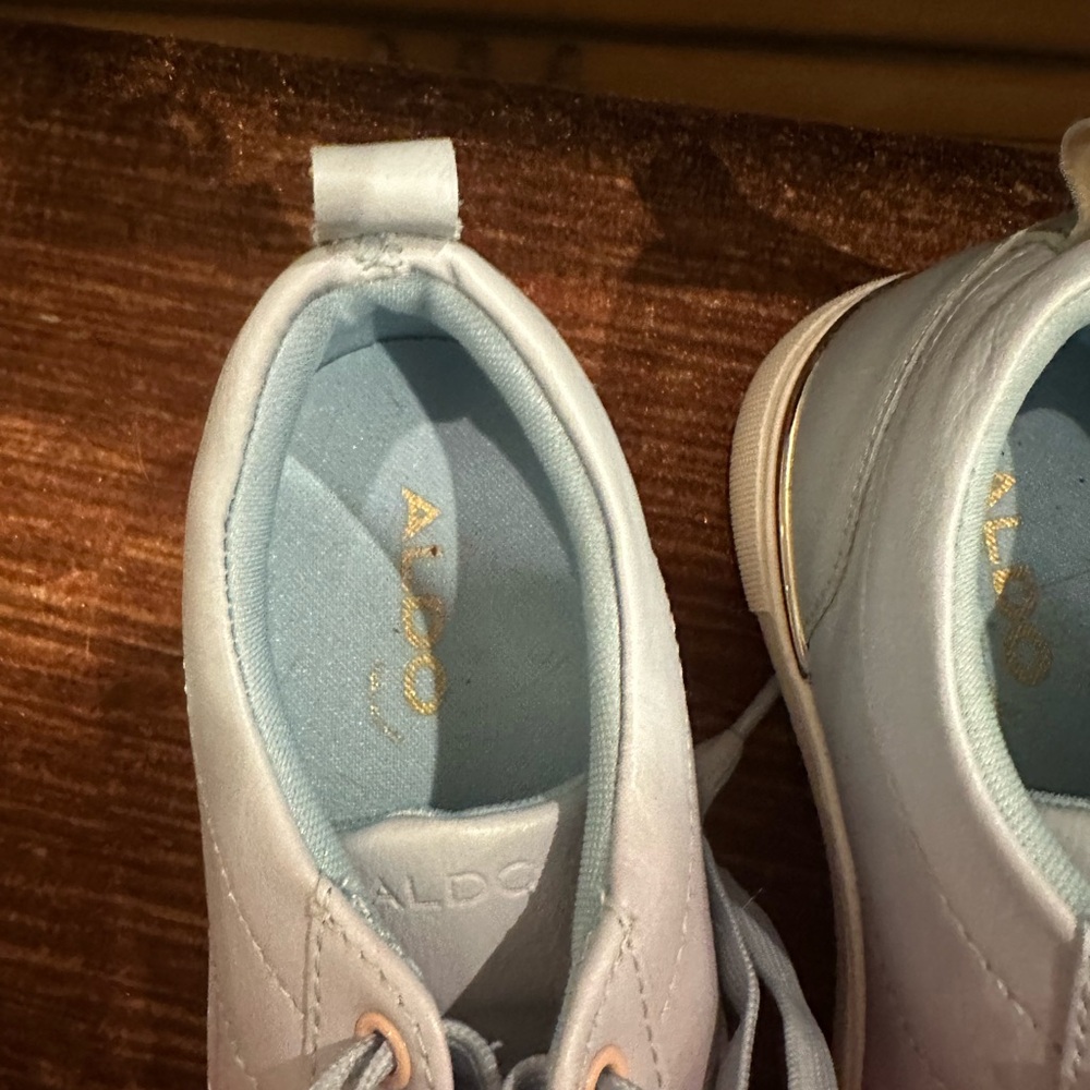 Aldo Pink and Blue Gradient Sneakers - Picture 2 of 10